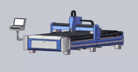 เครื่องตัดไฟเบอร์เลเซอร์ Sawtooth 1064nm 1200 มม. ความแม่นยำสูง