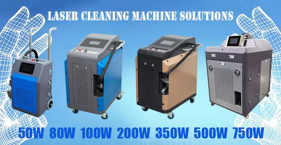 เครื่องทำความสะอาดพื้นผิวเลเซอร์ 200W แบบพกพาขนาดเล็ก