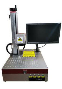 เครื่องมาร์คกิ้งด้วยเลเซอร์ UV 200kHz 7000 มม. พร้อมคีย์บอร์ด