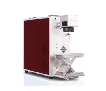 เครื่องมาร์คกิ้งไฟเบอร์เลเซอร์ 20w แบบพกพาขนาด 0.01 มม. ของ FDA 0.01 มม