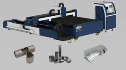 LF3015CR 1500 มม. เครื่องตัดไฟเบอร์เลเซอร์ CE Plate Tubes