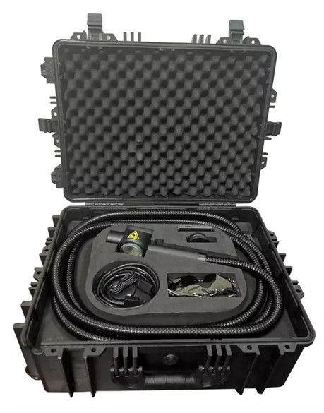 เครื่องกำจัดสนิมด้วยเลเซอร์แบบพกพา 480W ที่แนบมาอย่างเต็มที่