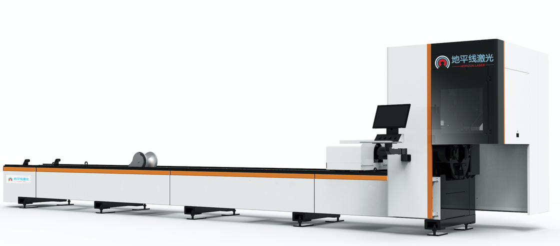 เครื่องตัดเลเซอร์ท่อ 6KW โฟกัสอัตโนมัติ Chuck Clamping
